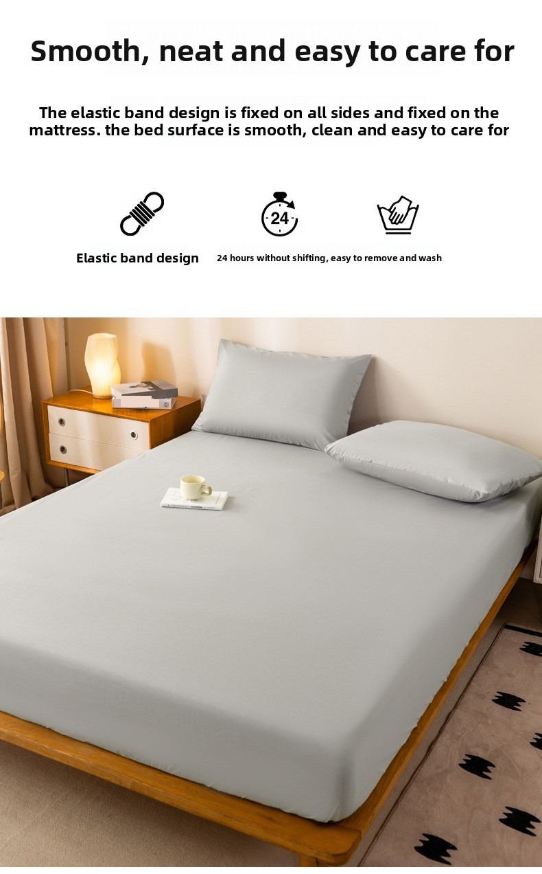 Drap-housse imperméable – Protège-matelas doux, respirant et antidérapant – Plusieurs couleurs et tailles (Austin, Yalien, bleu marine, rose, noir)_voghion.com