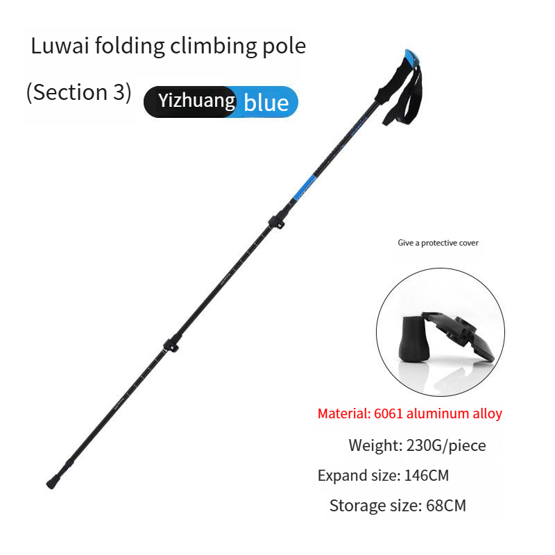 Authentieke Abuda Outdoor Trekking Pole Ultra Light Externe Lock 7075 Materiaal Wandelstok_voghion.com