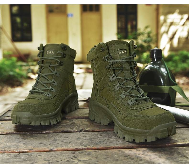 「XGXC」Neue stylische Kampfstiefel, Outdoor-Reise-Wanderstiefel, High-Top-Camping-Wanderstiefel_voghion.com