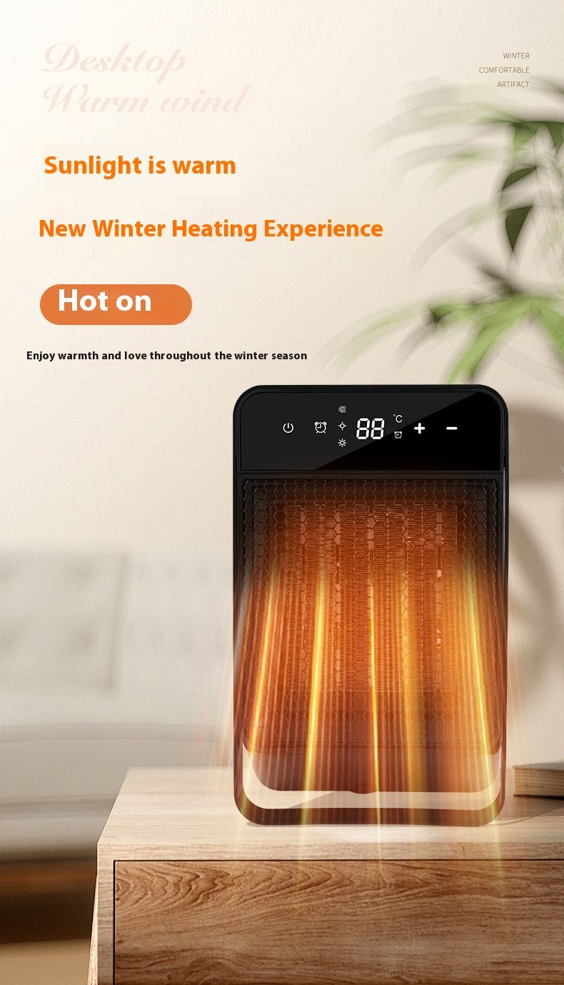 Dokunmatik Ekran ve Uzaktan Kumandalı Seramik Oda Isıtıcısı - 1500W Hızlı Isıtma, 8 Saat Zamanlayıcı, Aşırı Isınma Koruması, Ev/Ofis İçin Ultra Sessiz, Beyaz/Siyah_voghion.com