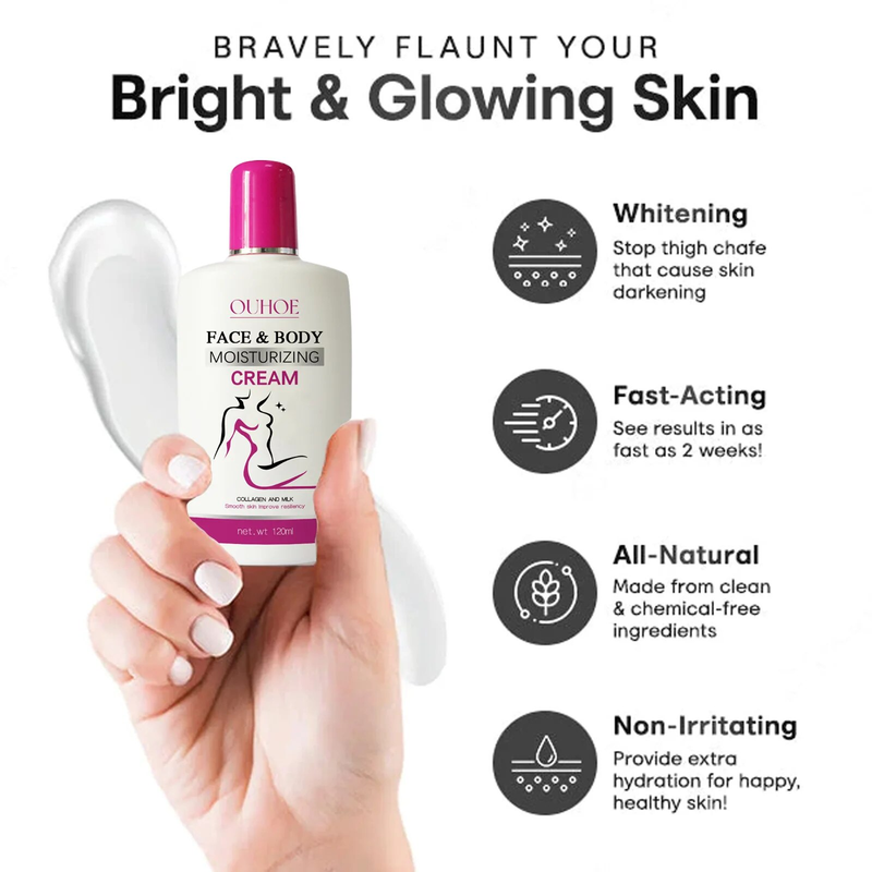 Creme corporal clareador para áreas íntimas brilhantes e escuras da pele, clareamento de partes íntimas, loção hidratante iluminadora para axilas_voghion.com