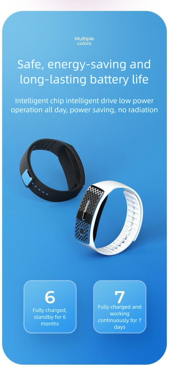 Nuovo repellente per zanzare ultrasonico estivo per bambini con tecnologia nera, intelligente, anti-zanzare, non ossigenato._voghion.com