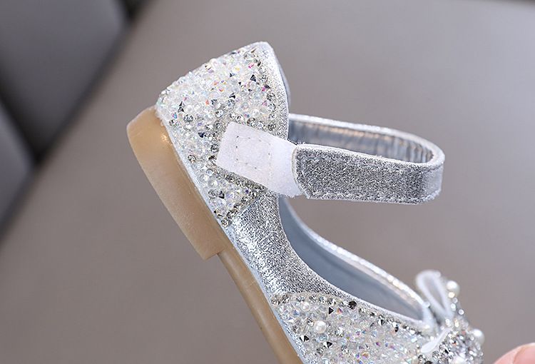 Mädchen Prinzessin Baby Kleine Große Jungen Mädchen Bogen Einzelnen Schuh Leder Tanzen Zeigen Schuhe_voghion.com