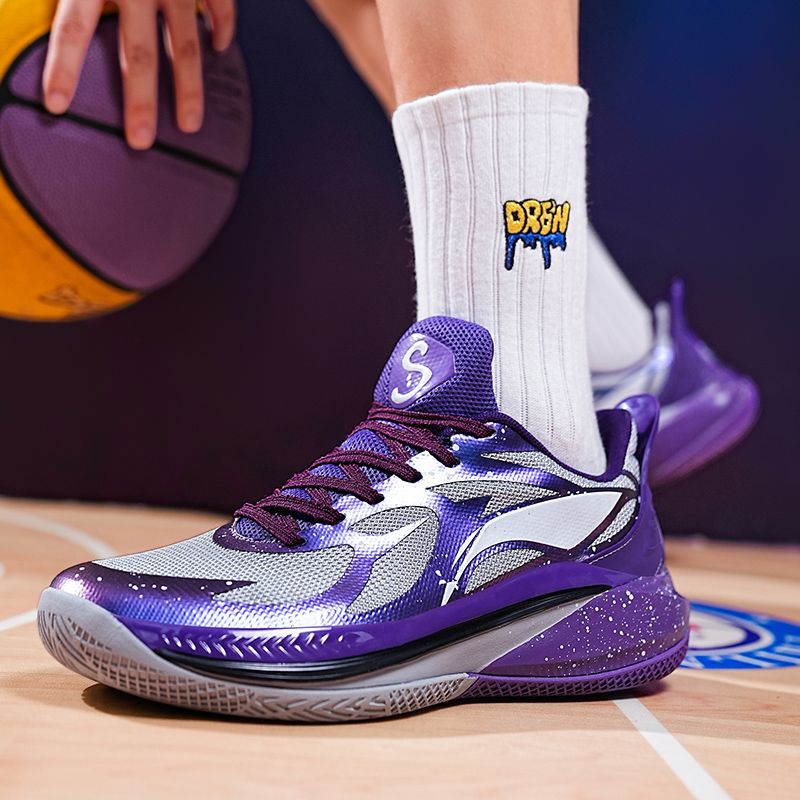 2025New Color Matching Comfort And Casual New High Quality Non-Slip Wear-Resistant Breathable Big Children Basketball Shoes_voghion.com