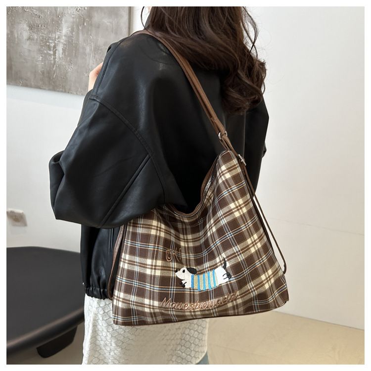 Pendler-Rucksäcke mit großer Kapazität für Damen, neue beliebte Dackel-Rucksäcke, Schulter-Umhängetaschen, Handtaschen_voghion.com