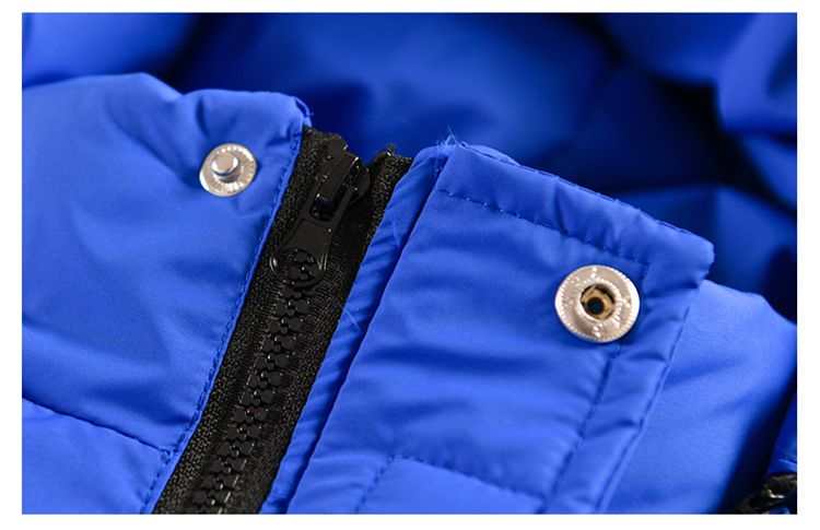Manteau d'hiver en coton pour garçon, version coréenne, grande taille, lettre pour enfants, mi-long, en duvet, épais et chaud, tendance_voghion.com