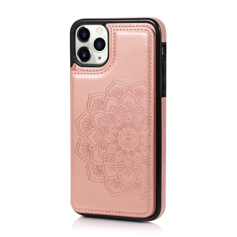 Étui en cuir gaufré pour iPhone 14, 13, 12, 11 Pro, XS, X Max, XR, 8, 7 Plus, SE 2020, 2022, coque antichoc de luxe_voghion.com