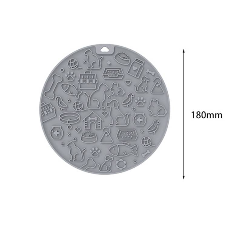 Pet Licking Mat With Suction Cups Slow Feeding Mat For Dogs & Cats_voghion.com