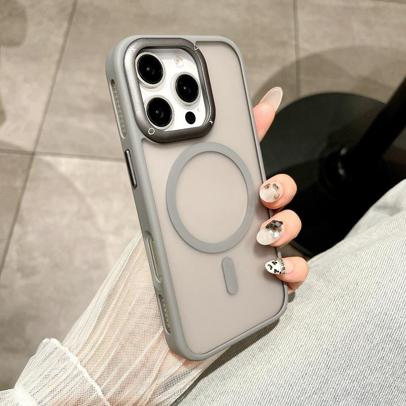 Phone Case & Covers Suitable For Magnetic Heat Dissipation Mobile Phone Case IPhone15Pro Frosted Skin Feel Anti Fall 14 Protective Case 11_voghion.com