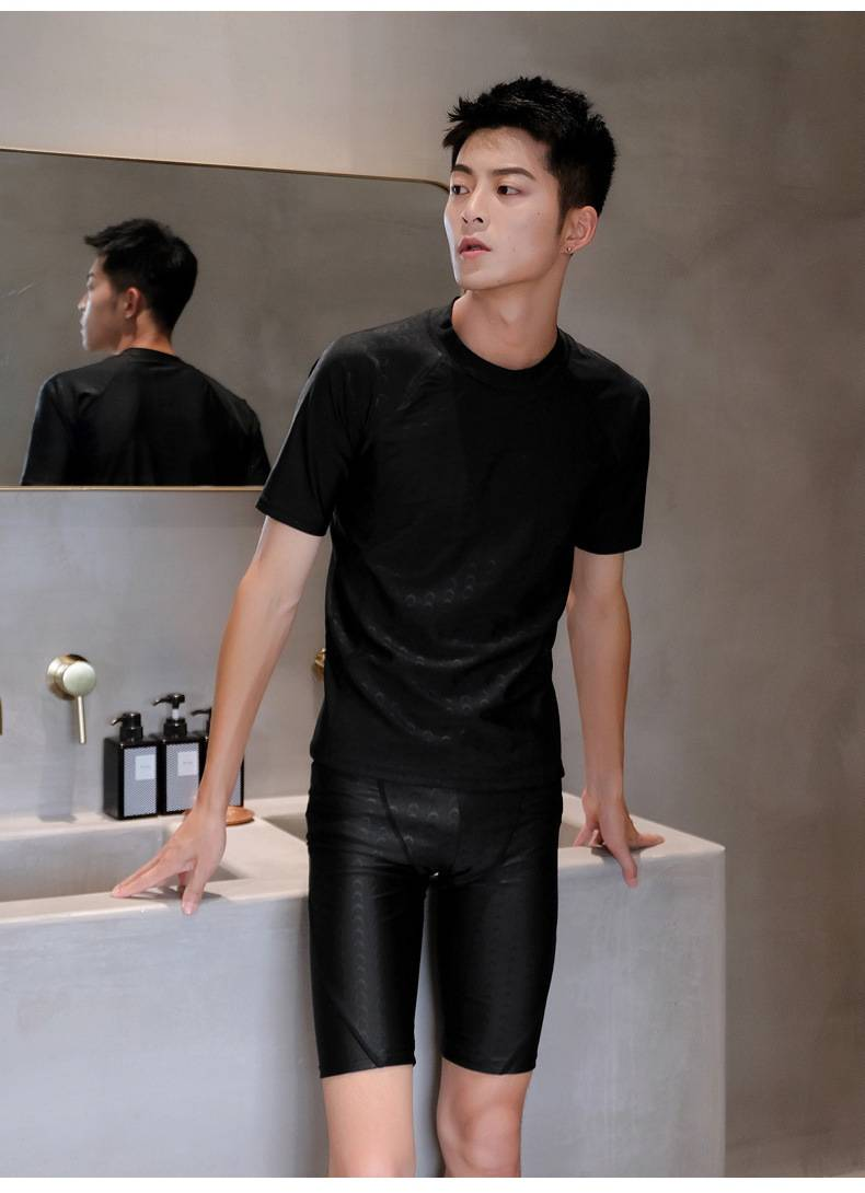 Traje de baño Capri de talla grande, profesional y antivergüenza para hombre, cómodo traje de baño de cuerpo entero para aguas termales._voghion.com