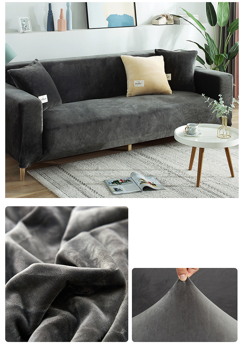 Lazy Sofa Cover Full Elastic Universal Fit All-Season Stretch Fabric Slipcover For Nordic Style Couches_voghion.com