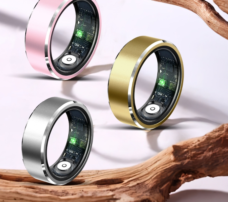 Nuevo anillo inteligente R5 resistente al agua, monitor de ritmo cardíaco, presión arterial, oxígeno en sangre, sueño, fotografía multideportiva, anillo Bluetooth_voghion.com