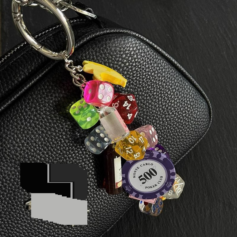 Pendentif de sac de luxe léger, jetons porte-bonheur, pendentif exquis en trois dimensions extrêmement tendance_voghion.com