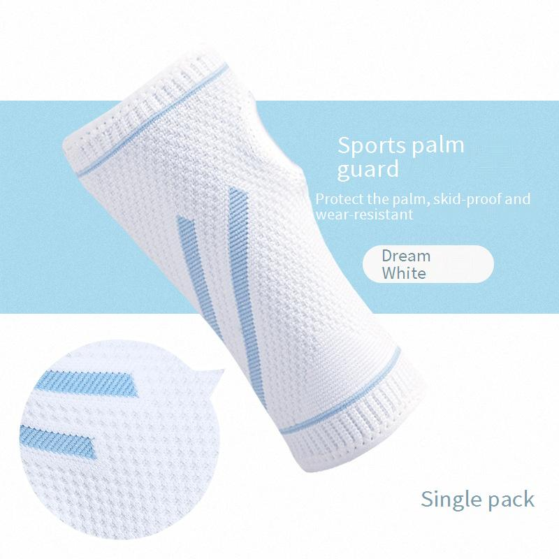 Professional Sports Wrist Support Gloves For Gym, Push-Ups, Badminton & Injury Prevention - Breathable & Anti-Slip Design (S/M/L, Black/White)_voghion.com