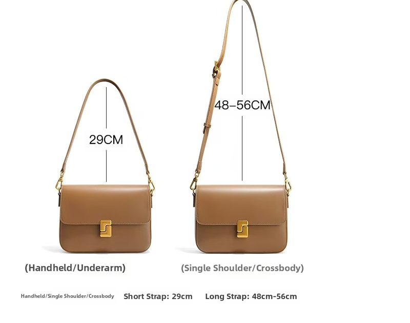 Neue quadratische Mini-Umschlagtasche für Frühjahr/Sommer 2025, minimalistisch und vielseitig, aus echtem Leder, geeignet für den täglichen Weg zur Arbeit, mit einzigartigem_voghion.com