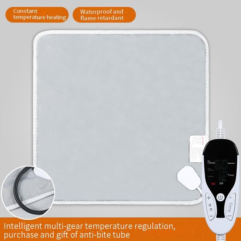 Manta térmica impermeable y resistente a mordeduras para mascotas, manta eléctrica antiarañazos y a prueba de golpes para perros y gatos, tapete térmico termostático pequeño._voghion.com