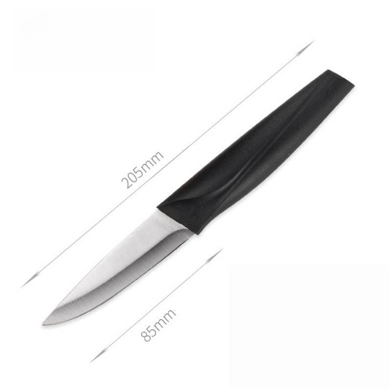 Coltello professionale in acciaio inossidabile per sbucciare la frutta – Strumento ultra affilato per affettare, togliere il torsolo e guarnire con precisione. Compatto_voghion.com