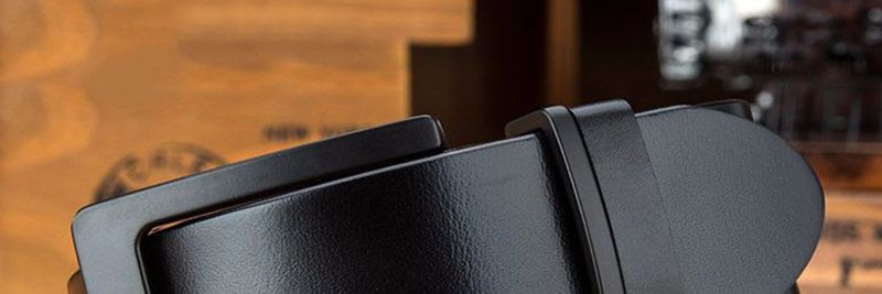 VARME menns toppkvalitets nye design massivt kuskinn menn ku ekte skinn kuskinn svart nålespenne metallbelter jeans_voghion.com