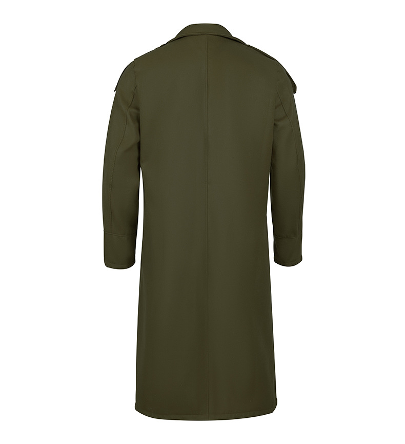 Men's long woolen coat extra long over the knee coat_voghion.com