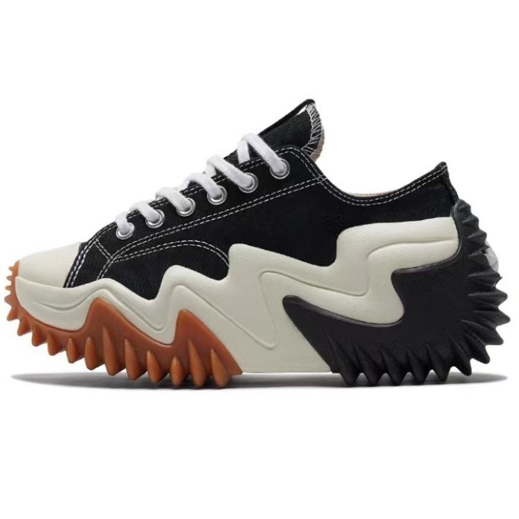 Neu Pure Original Future Wave Black Platform Second Generation High-Top Canvas Schuhe Sneakers mit dicken Sohlen_voghion.com