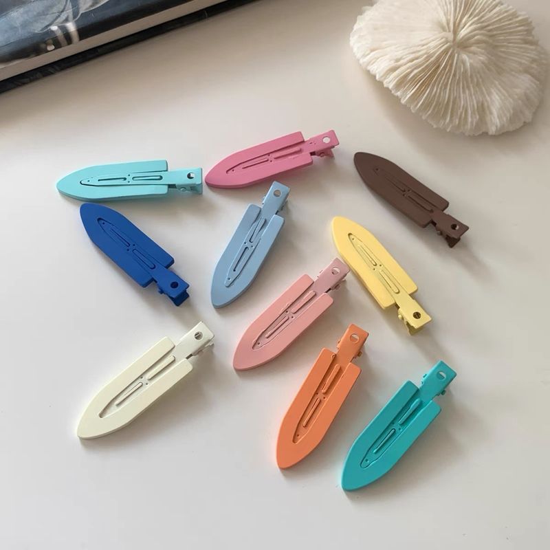 2 komplekti kreemjas meigitüdruku südamekommi värvi õmblusteta juuksetuka klambrid, küljeklambrid_voghion.com