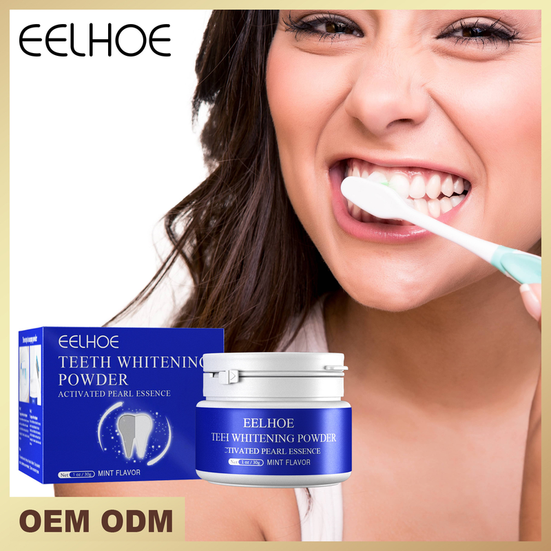 Bellissima polvere bianca attiva schiarente per la pulizia orale, alito fresco, macchie gialle, denti sensibili allo smalto_voghion.com