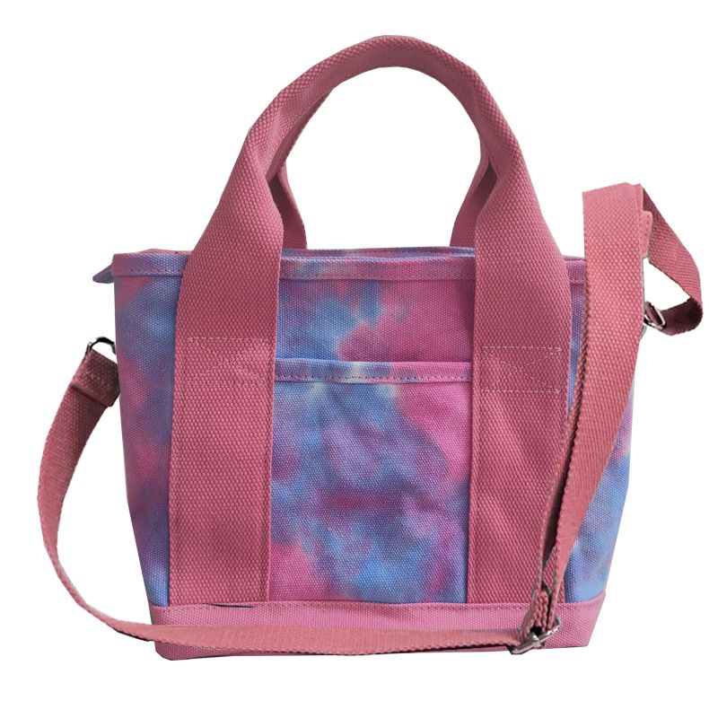 Zipper Shoulder Japanese Rakuten High-end Lunch Handheld 16 An Layer Canvas Women's Bag_voghion.com