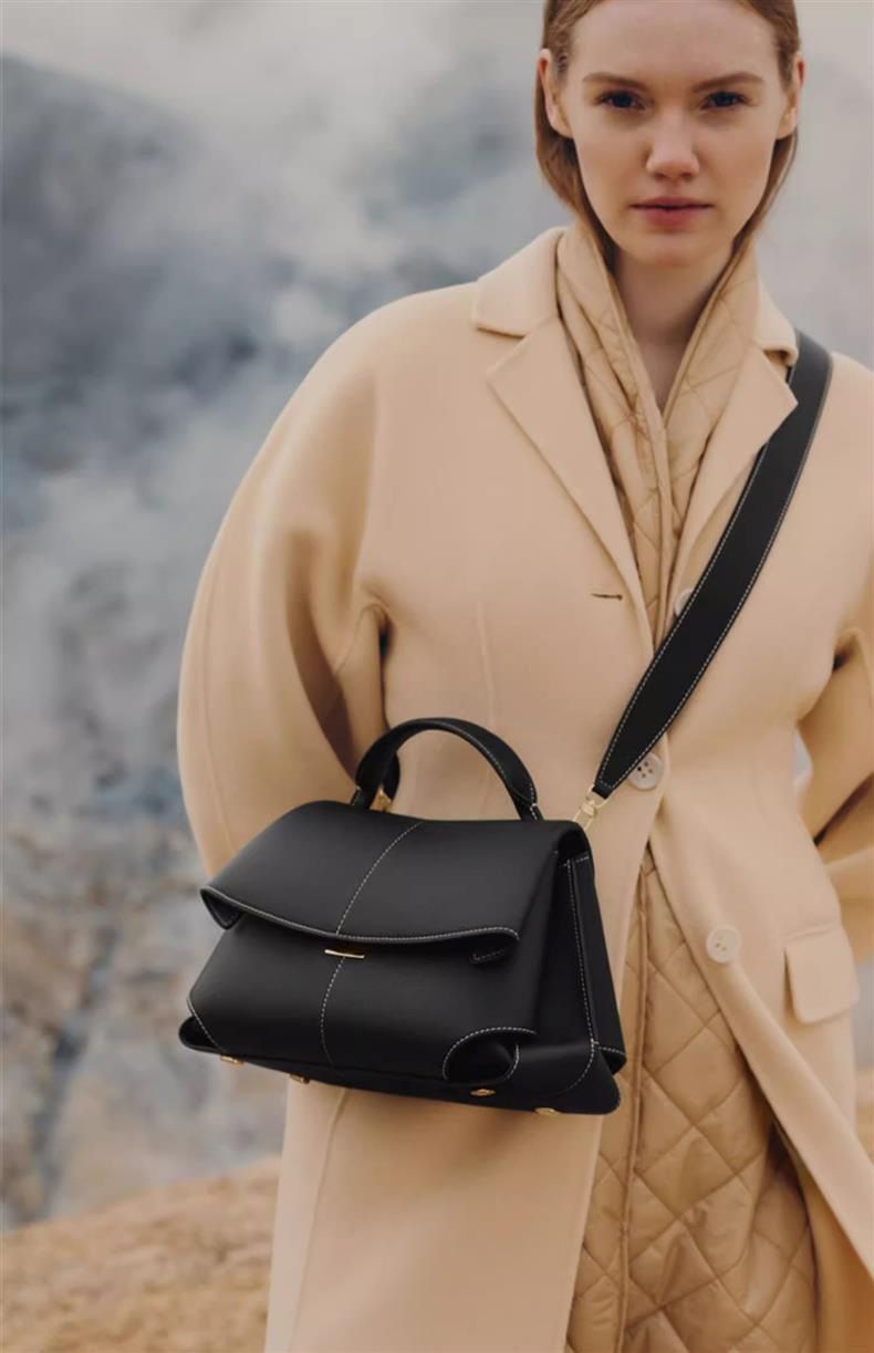 Borse da donna Nuove borse in vera pelle di alta qualità per le donne Design di nicchia francese Moda Borse a tracolla plissettate Borsa sorriso_voghion.com