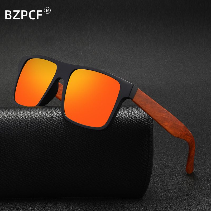 Nuovi occhiali da sole alla moda con protezione UV in bambù per uomo_voghion.com