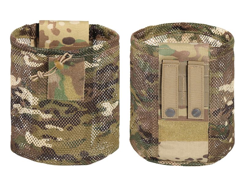 Tactical Package Tactical Folding Kettle Mesh Bag Sundries Storage Waist Hanging Bag Tactical Mesh Eye Grid Recycling Bag_voghion.com