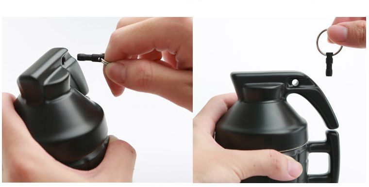 Becher personalisierte Militär-Enthusiasten Granate Bombe Keramik Kaffee Wasser Tasse Geschenk für Freund_voghion.com
