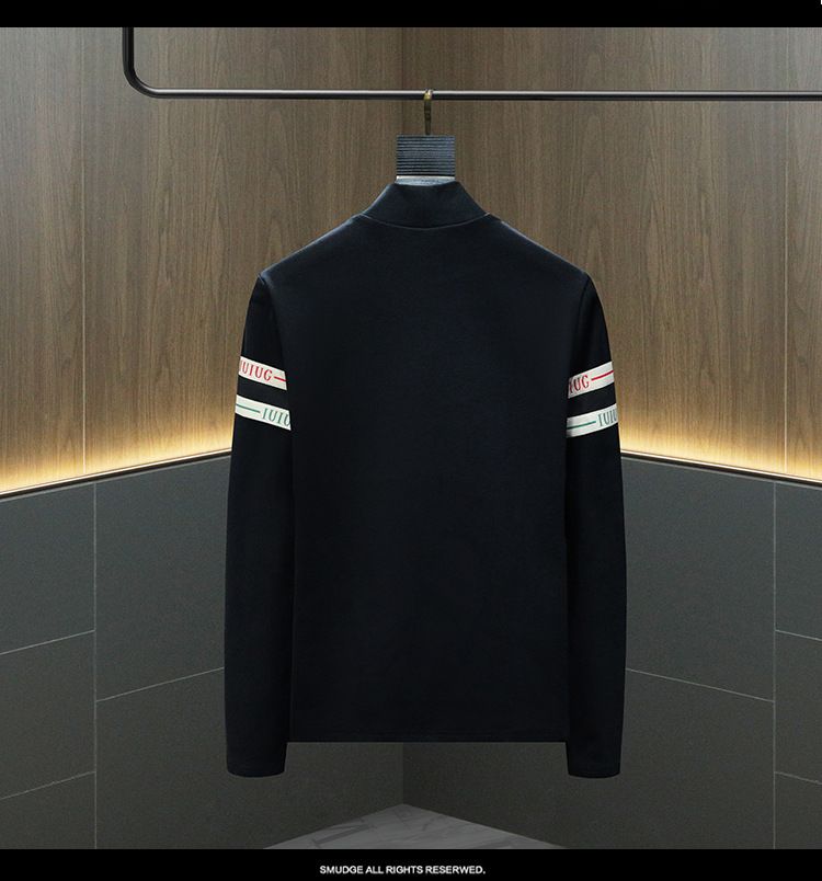 Base polaire réversible semi-col roulé pour homme_voghion.com