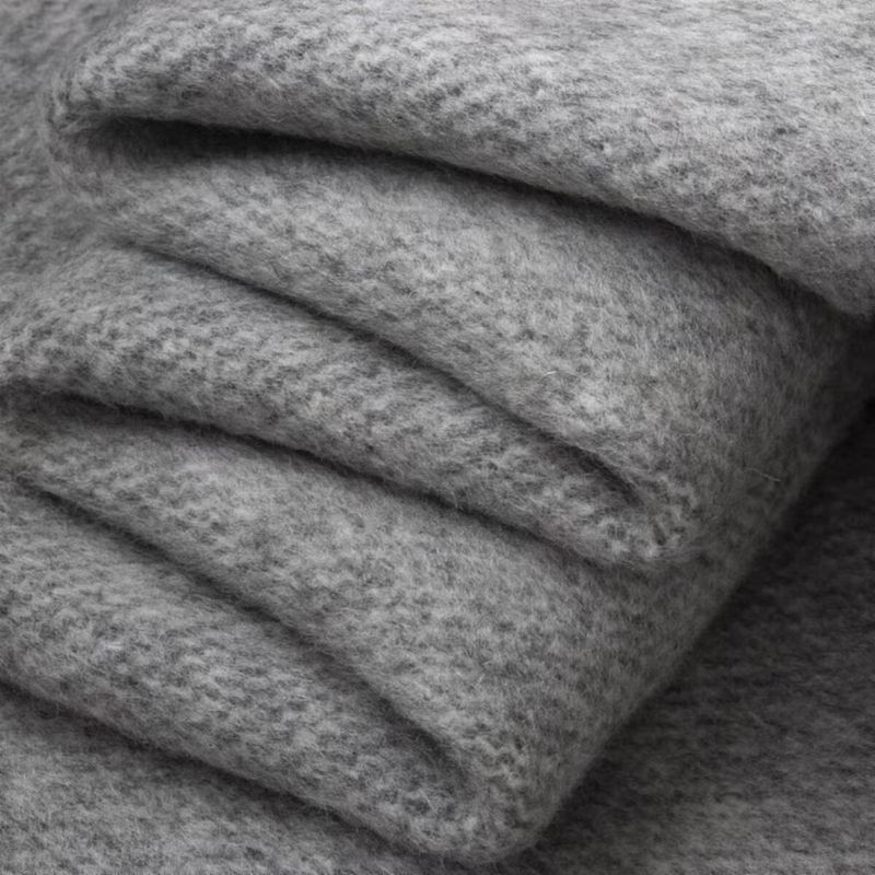 Kurzer Wollmantel für Damen – modische Oberbekleidung für Herbst und Winter, eleganter Blazer mit lockerer Passform, lässig-schickes Design, passt in kleine Größen, Grau und Beige_voghion.com
