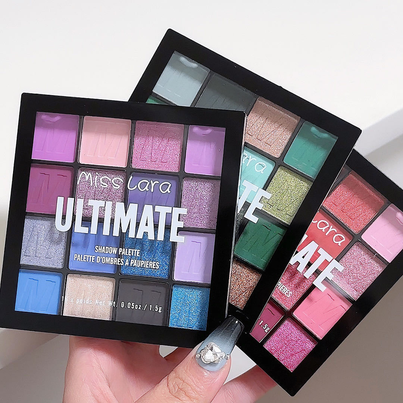 Paleta de sombras de ojos multicolores deslumbrantes para principiantes con 6 colores de sombras de ojos mate perladas_voghion.com