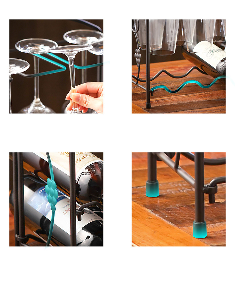 Weinglasregal für den Haushalt, Weinschrank, Weinregal, Ornamente, Weindekoration, umgedrehtes Weinglasregal, modern, leicht, luxuriös, Vintage_voghion.com