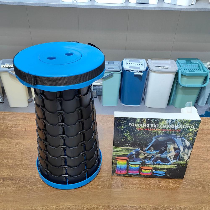 Portable Rainbow Folding Stool Compact Travel Chair For Outdoor Camping Home Use_voghion.com