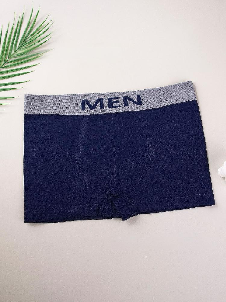 Roupa íntima e pijamas Cuecas boxer sem costura Cuecas boxer de alta elasticidade Cuecas sensuais_voghion.com