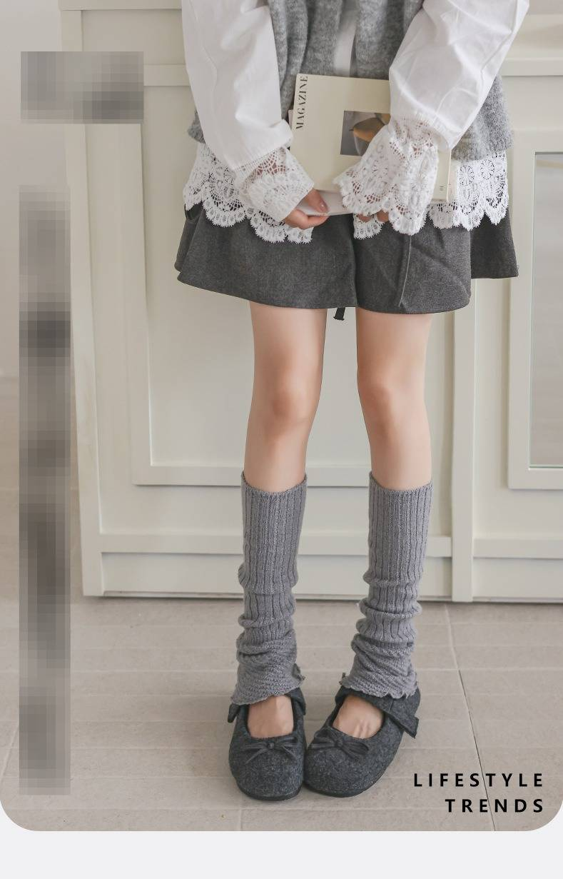 Neue Herbst- und Wintersocken für Damen, goldene Seidensocken mit All-Match-Spitze für Damen, breite Streifen, Wadensocken im College-Stil für Damen_voghion.com