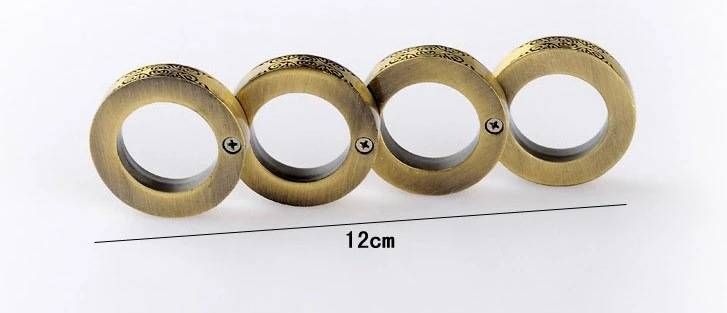 Distinctive Round Finger Hexagonal Ring Square Finger Self-defense Emergency Window Breaker Finger Buckle Self-defense Ring_voghion.com