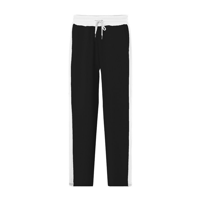 Lässige Jogginghose für Herren mit Farbblock-Design, schwerem Fleecefutter, entspannter Passform, geradem Bein, Jogginghose für Herbst und Winter_voghion.com