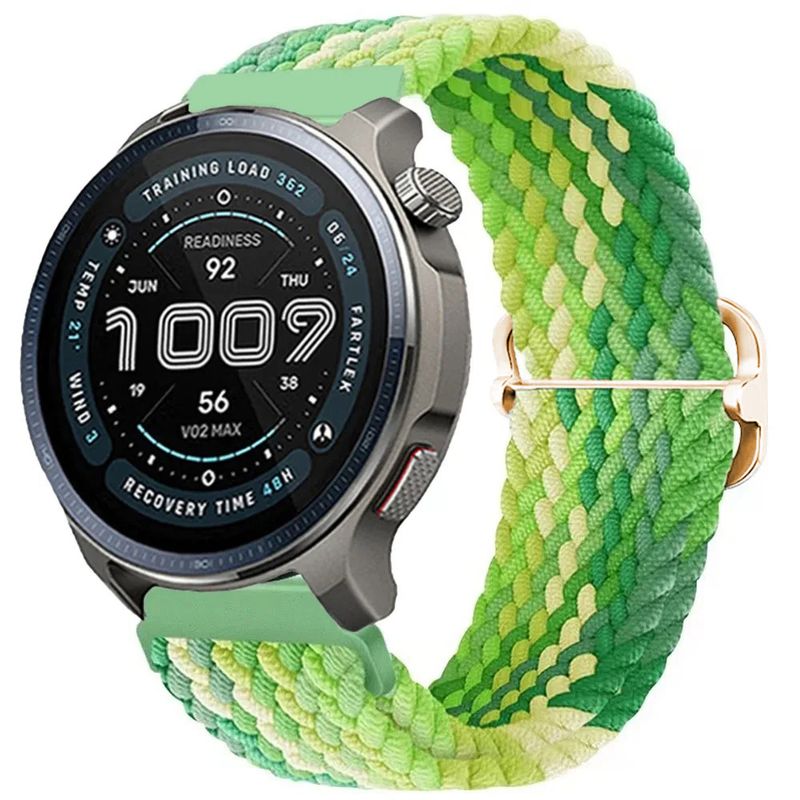Cinturino intrecciato in nylon da 22 mm e 20 mm per Balance 2-1/Bip 6-5, cinturino sportivo per Amazfit GTR 47 mm/Gtr 4-3/Gts/Active 2_voghion.com