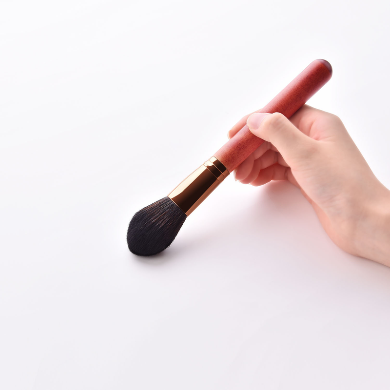 12-piece makeup brush set, brush end, rosewood, loose powder brush, blush brush, new makeup tool GUJHUI_voghion.com