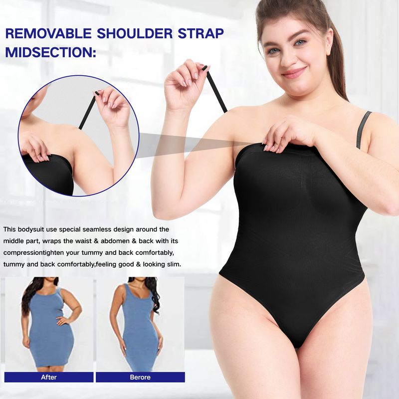 kroppsformande i ett stycke, avtagbart hängselrör för kvinnor, toppkorsett Shapewear i ett stycke, anpassning av kroppsformande plagg_voghion.com