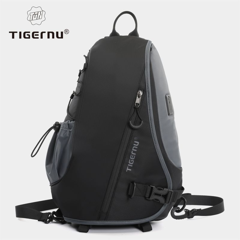 Minimalist New Chest Bag Sports Large Capacity Chest Bag New Student Crossbody Men's Bag_voghion.com