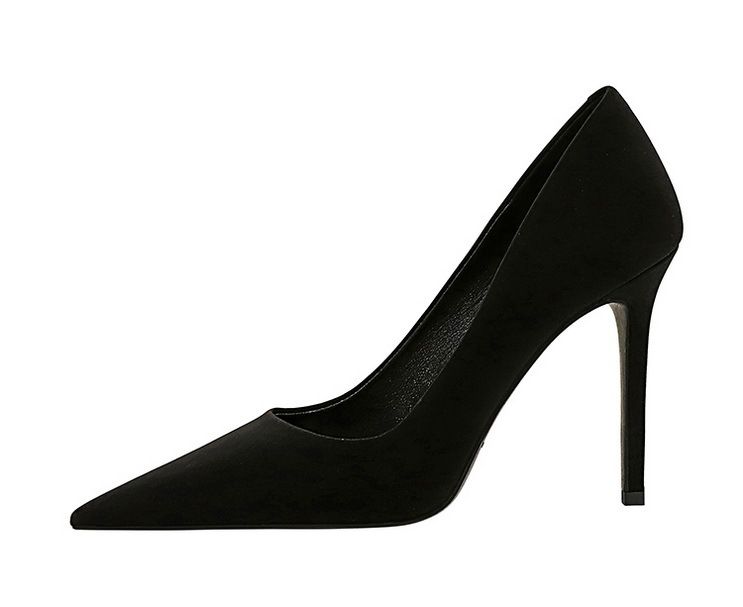 Super high heels frauen schuhe schlanke ferse flach mund spitz einfache high heels_voghion.com