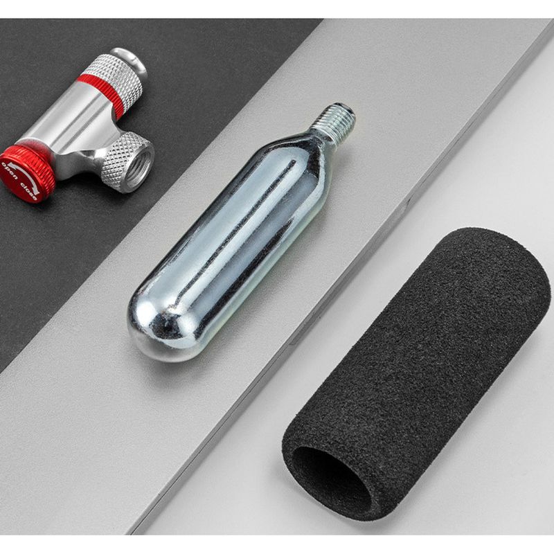 Bombola di gas per riparazione pneumatici con gonfiaggio rapido CO2, adattatore in lega di alluminio con ugello americano, valvola di pressione_voghion.com