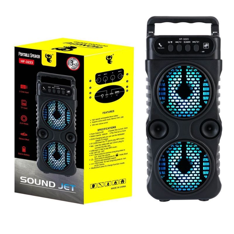 Karaoke hine Music Center Square Dance Soundbar Pequeño altavoz portátil Bocina Bluetooth portátil_voghion.com