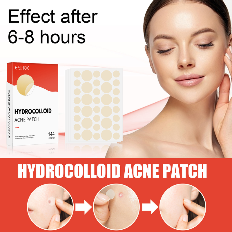 EELHOE Colloidal Patch Ansiktsbehandling Osynlig Makeup Stängd Munrengöring Vattentät och andningsbar aknehud_voghion.com
