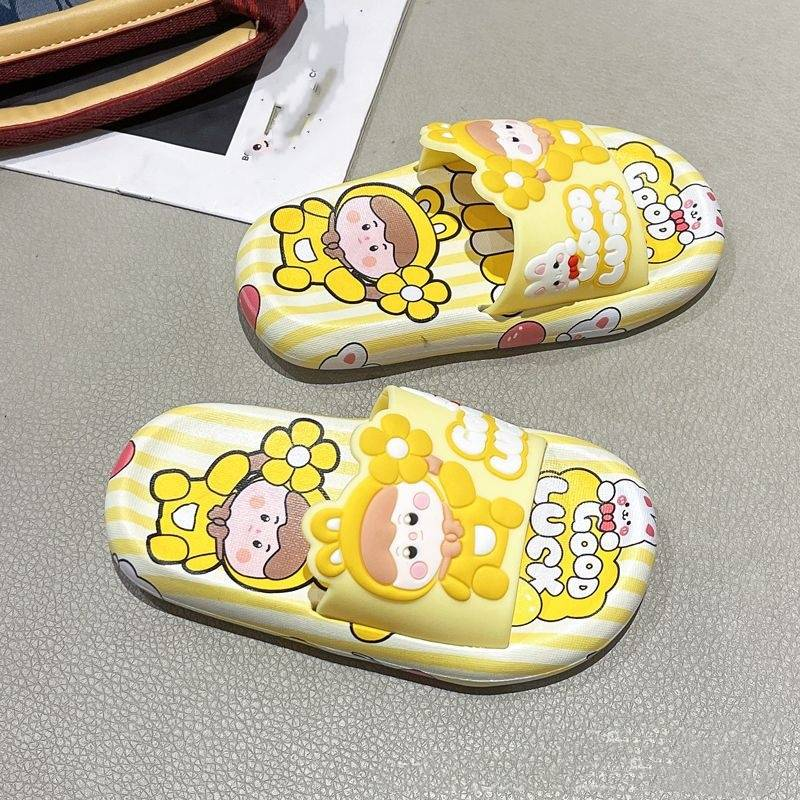 Kinderschuhe Hausschuhe sind super weich und fühlen sich an, als würde man auf Scheiße treten. Jungen und Mädchen rutschfeste Hausschuhe für den Innenbereich, süßes Deodorant, süße Cartoon-Sandalen, leise_voghion.com
