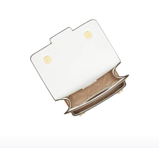 Michael Michael Kors Beige Braun Lieder Schëllertasch Fir Damen Casual Alldag Crossbody Handtasche Büro Aarbecht Pendeltasche HEATHER 32S2G7HC0T798_voghion.com